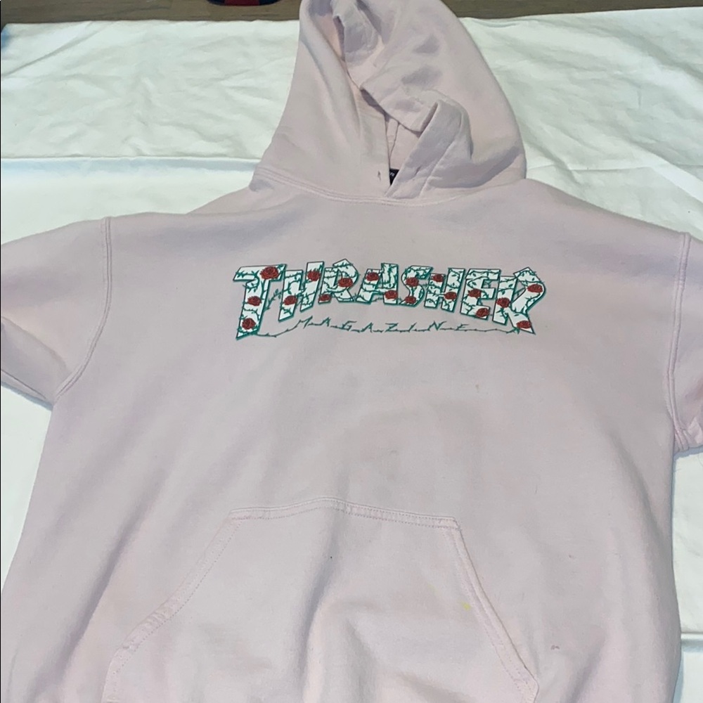 Thrasher Magazine Pink Hoodie